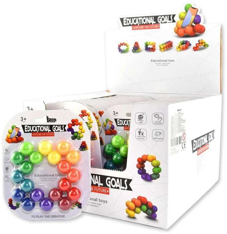Dėlionė Toyz Sensorinis fidget galvosūkis: 20 sujungtų kamuoliukų, 2 cm