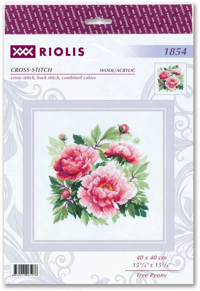 Tree Peony siuvinėjimo rinkinys iš RIOLIS Nr.: 1854