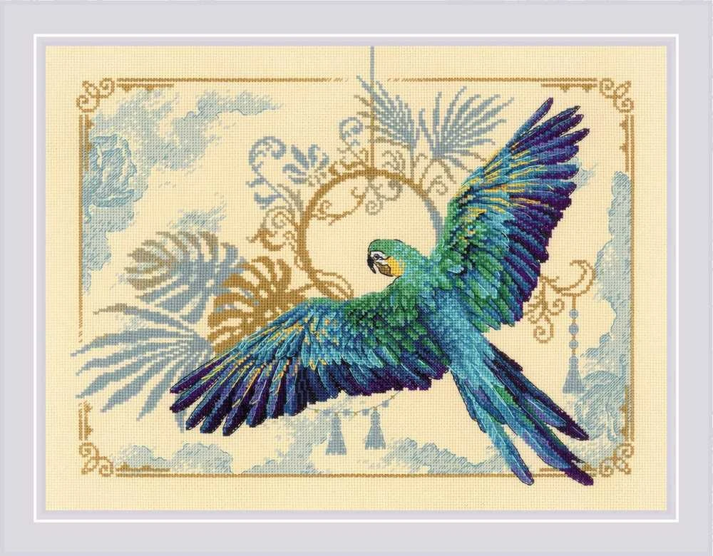 Riolis Kryželiu siuvinėjimo rinkinys "Tropical Beauty" 40x30 SR2182