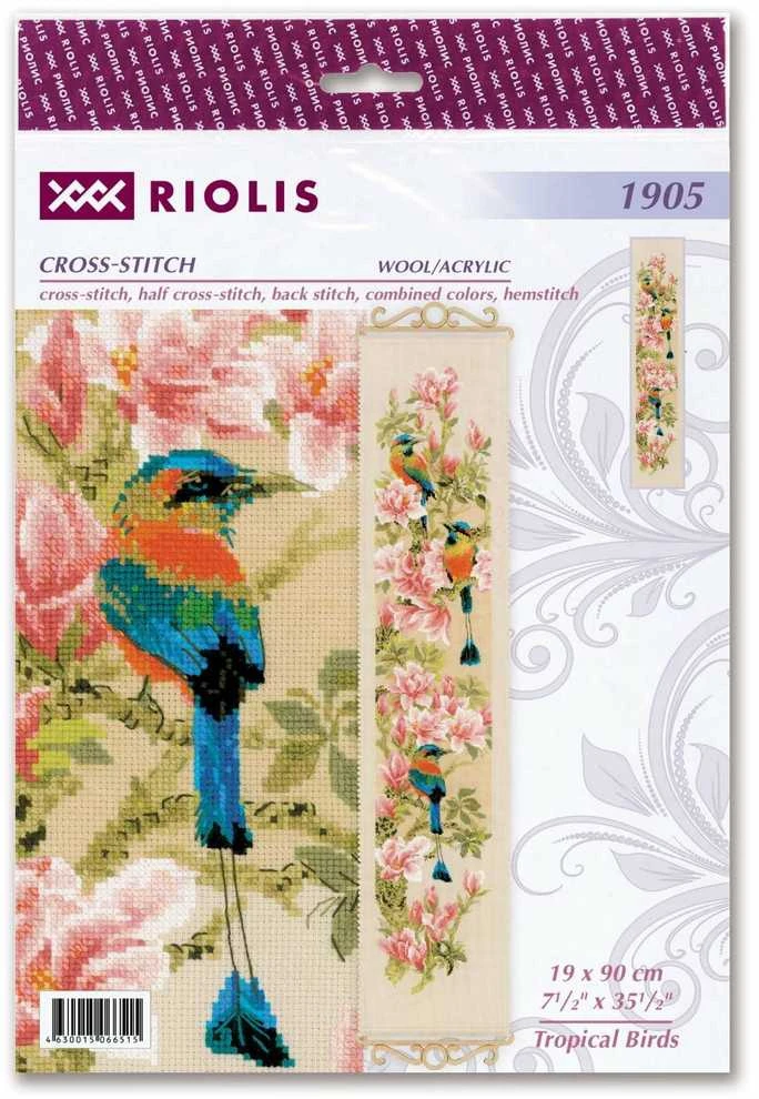 Tropical Birds siuvinėjimo rinkinys iš RIOLIS Nr.: 1905