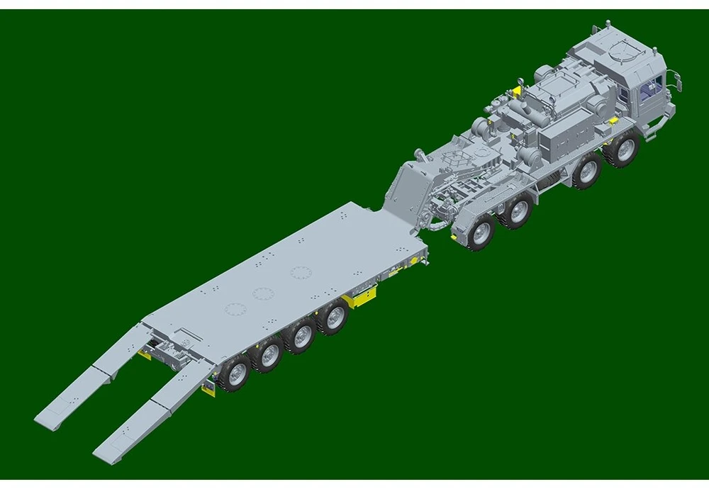 Trumpeter Faun SLT 50-3 Elefant vilkikas su SaAnh.52t puspriekabe 1/35 01070