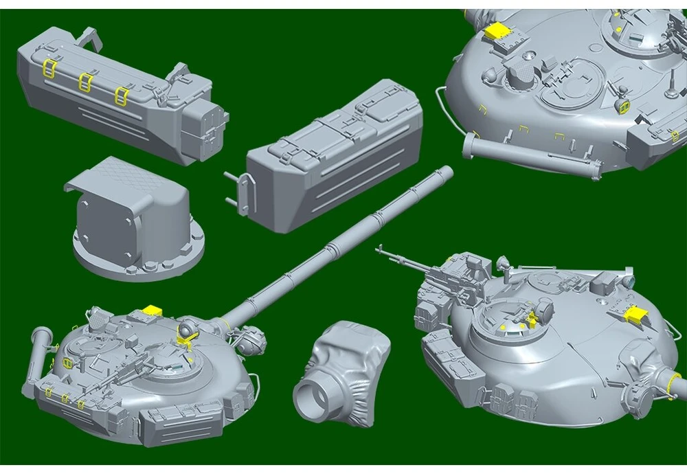 Trumpeter T-72M pagrindinio tanko modelis 1/35 09603