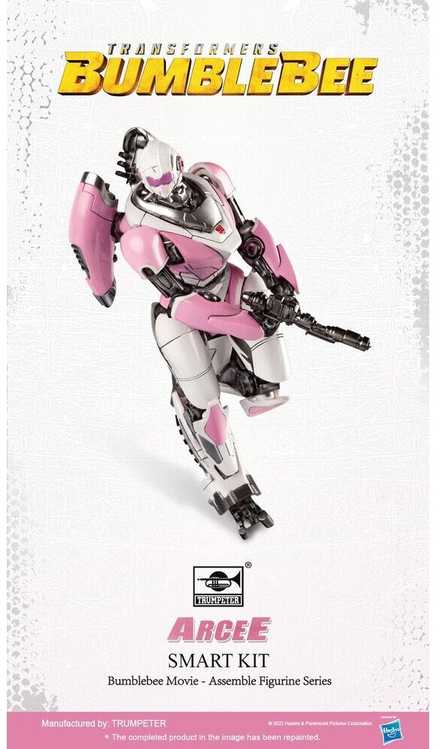 Trumpeter Transformers Bumblebee Arcee plastikinis surenkamas modelis, 9.2 cm