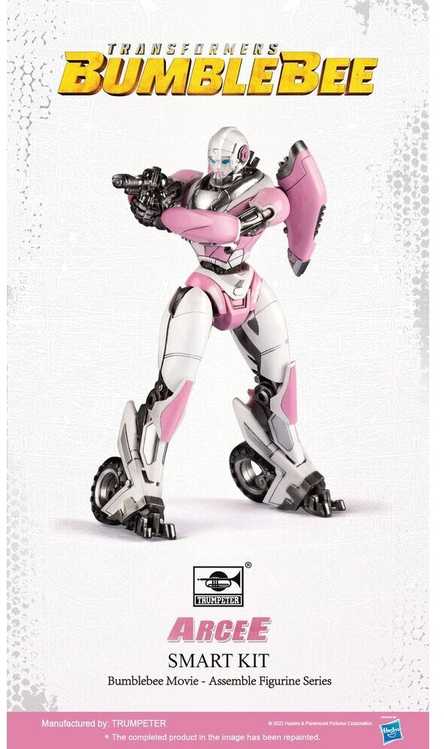 Trumpeter Transformers Bumblebee Arcee plastikinis surenkamas modelis, 9.2 cm