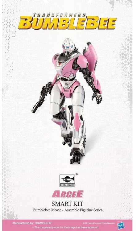 Trumpeter Transformers Bumblebee Arcee plastikinis surenkamas modelis, 9.2 cm