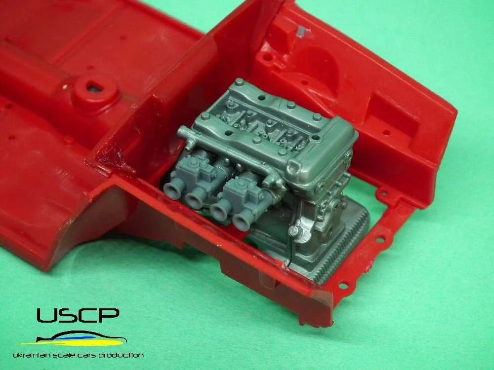 Ukrainian Scale Cars USCP Weber karbiuratorių rinkinys 1/24, 4–6 cilindrų (24A103)
