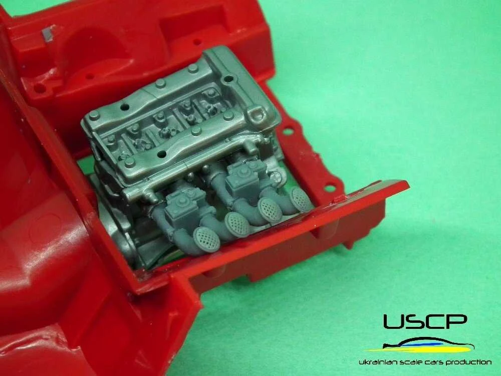 Ukrainian Scale Cars USCP Weber karbiuratorių rinkinys 1/24, 4–6 cilindrų (24A103)