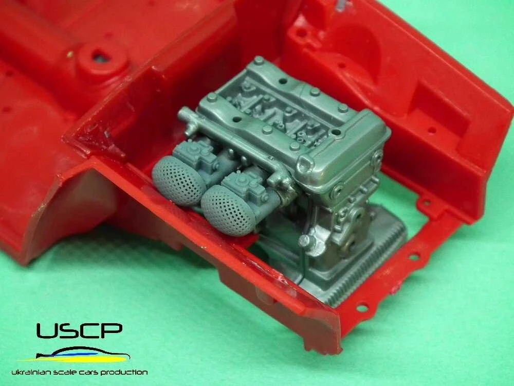 Ukrainian Scale Cars USCP Weber karbiuratorių rinkinys 1/24, 4–6 cilindrų (24A103)