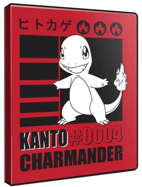 Ultra Pro Charmander Pokémon kortelių albumas 4 kišenės kolekcininkams