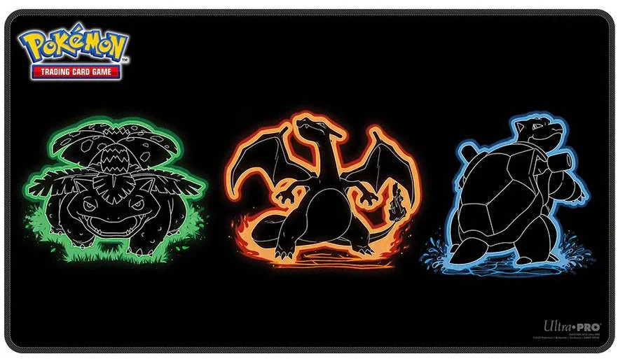 Ultra Pro Folijuotas Pokémon TCG žaidimo kilimėlis – Venusaur/Charizard/Blastoise
