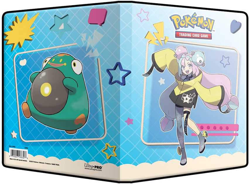 Ultra Pro Iono & Bellibolt Pokémon 4 kišenių kortelių albumas kolekcininkams