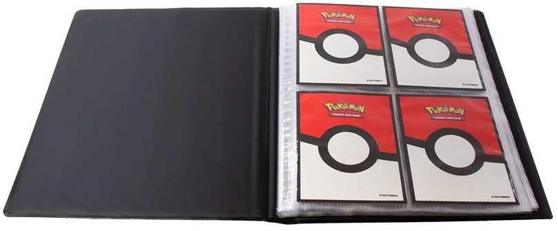 Ultra Pro Pikachu 4 kišenių Pokémon kortelių albumas kolekcininkams