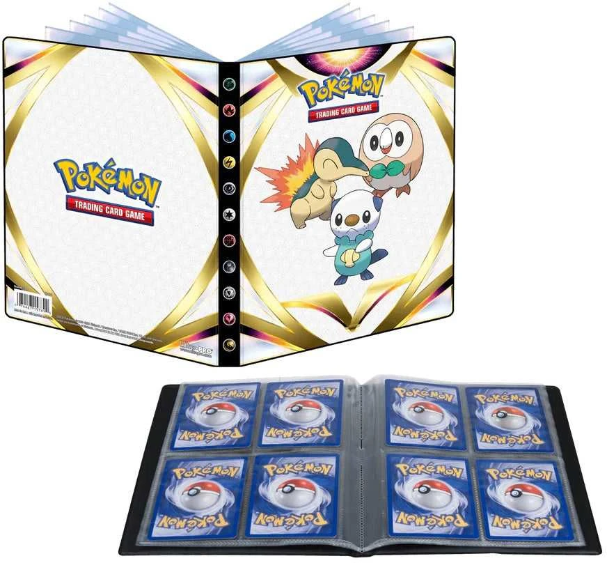 Ultra Pro Pokemon 4 kišenių ryškus kortelių albumas vaikams Sword & Shield