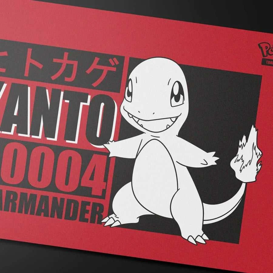 Ultra Pro Pokémon Charmander žaidimų ir pelės kilimėlis – didelis, neslystantis