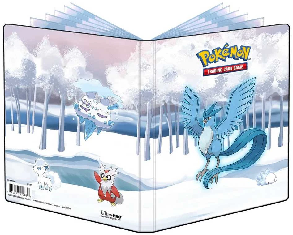 Ultra Pro Pokémon kortelių albumas 4 kišenių Frosted Forest kolekcininkams