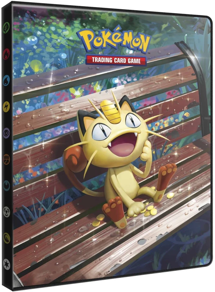 Ultra Pro Pokémon kortelių albumas 4 kišenių Meowth & Starmie, iki 80+4 kortų