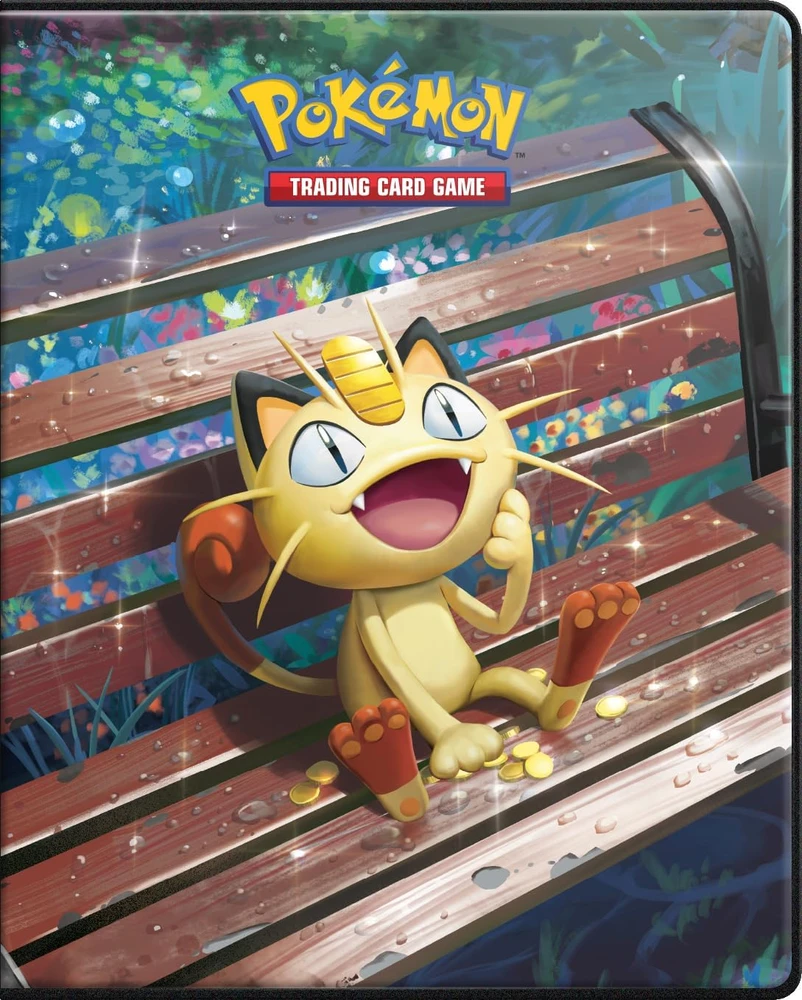 Ultra Pro Pokémon kortelių albumas 4 kišenių Meowth & Starmie, iki 80+4 kortų