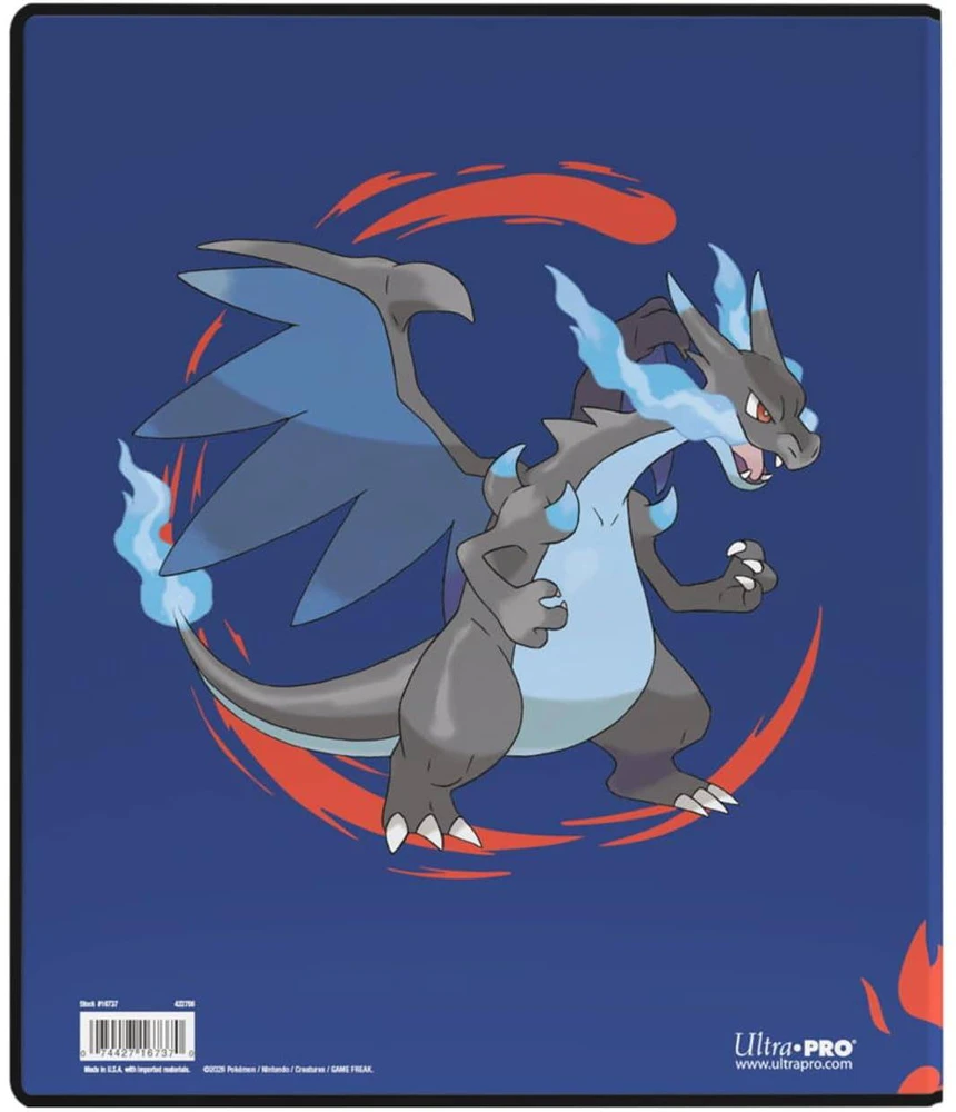 Ultra Pro Pokémon Mega Charizard X & Y 2 colių žiedinis albumas