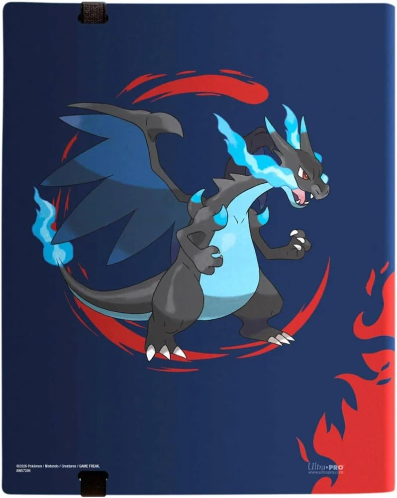 Ultra Pro Pokémon PRO-Binder albumas 9 kišenės Mega Charizard X/Y – iki 360 kortų