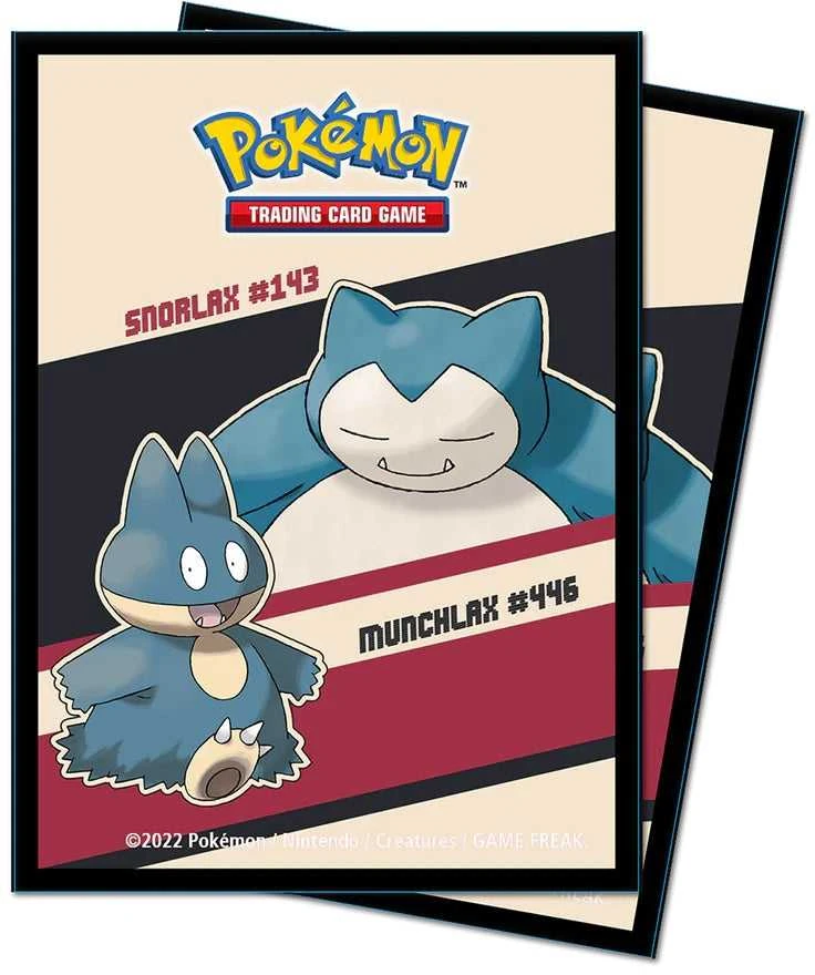Ultra PRO Pokémon TCG įmautės Snorlax & Munchlax, 65 vnt, standartinės