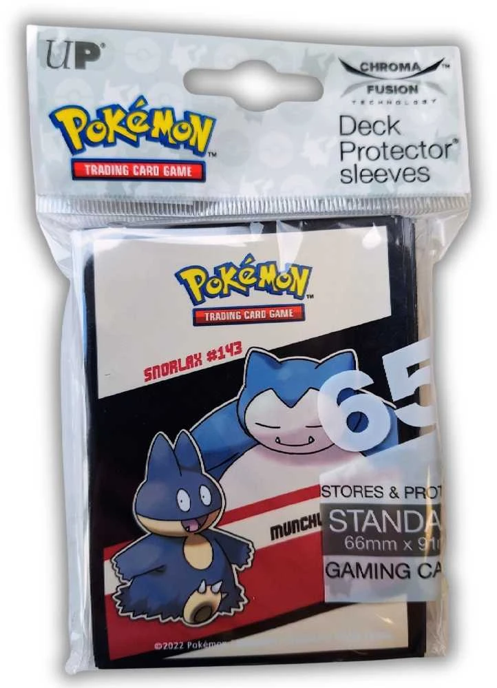 Ultra PRO Pokémon TCG įmautės Snorlax & Munchlax, 65 vnt, standartinės