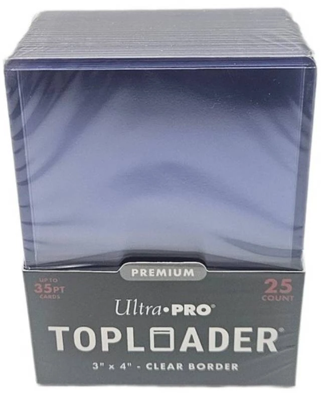 Ultra PRO Premium skaidrūs toploader kortų laikikliai 35pt, 25 vnt.