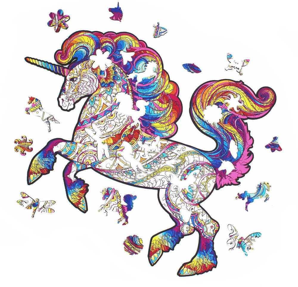 Fantasy Puzzles Unicorn Dėlionė Iš Medžio L Dydis (260 detalių)