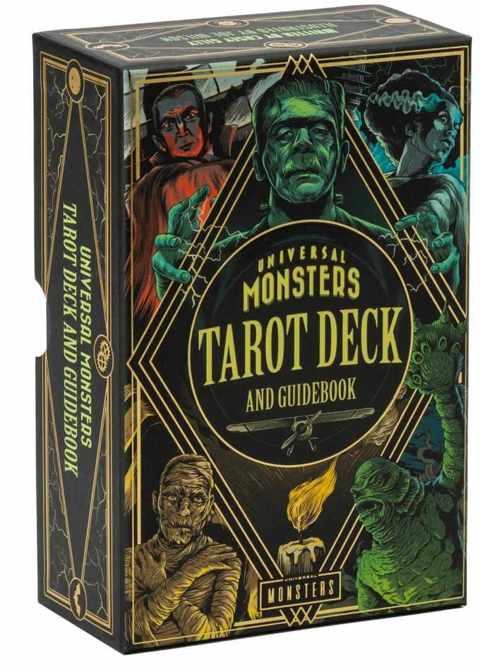 KNYGA Universal Monsters Taro Kortos Ir Vadovas Insight Editions