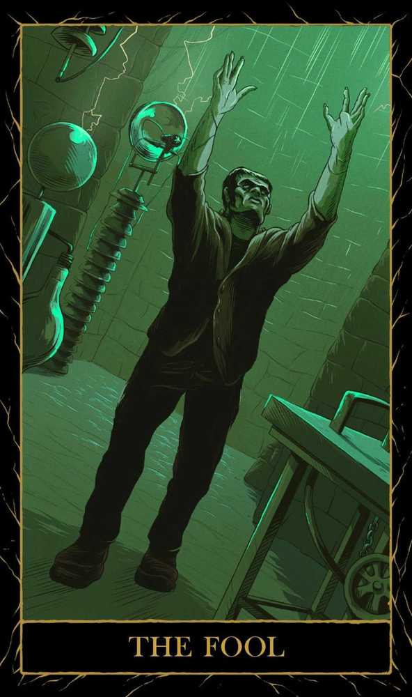 KNYGA Universal Monsters Taro Kortos Ir Vadovas Insight Editions