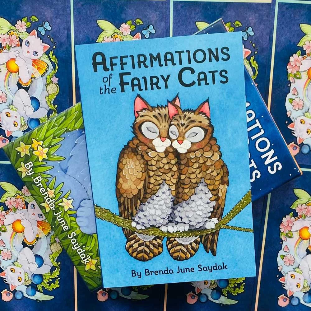 US Games Systems Affirmations of the Fairy Cats kortos