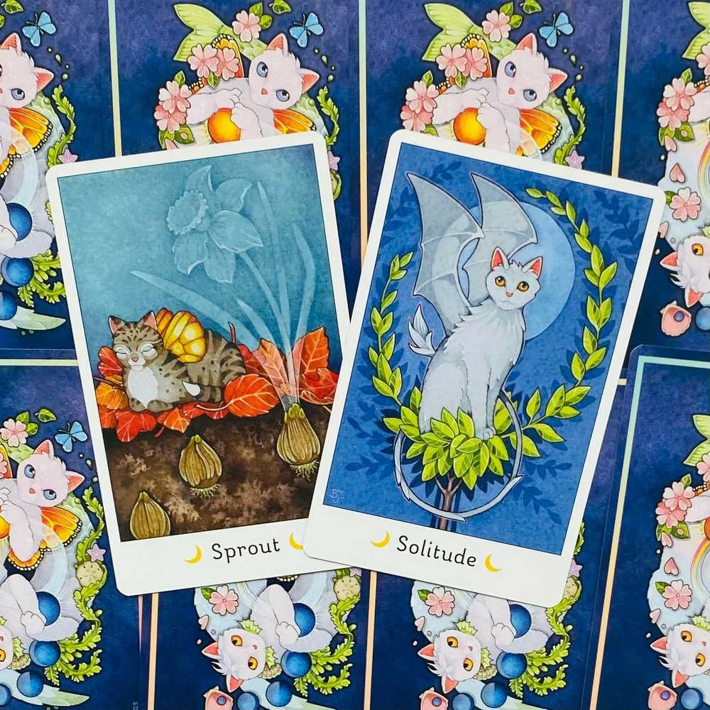 US Games Systems Affirmations of the Fairy Cats kortos