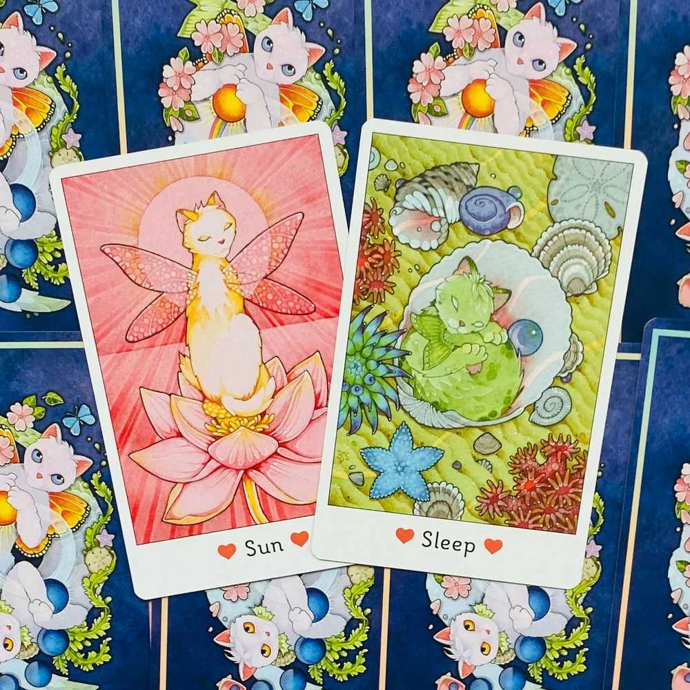 US Games Systems Affirmations of the Fairy Cats kortos