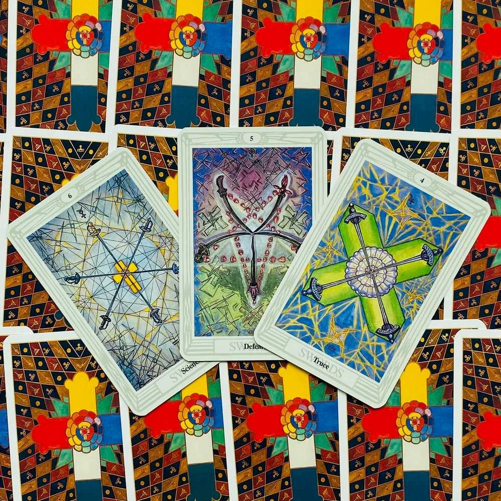US Games Systems Aleister Crowley Thoth Mažos Taro Kortos