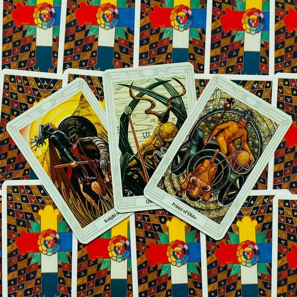 US Games Systems Aleister Crowley Thoth Mažos Taro Kortos