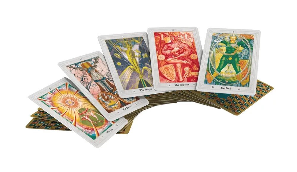 US Games Systems Aleister Crowley Thoth Mažos Taro Kortos