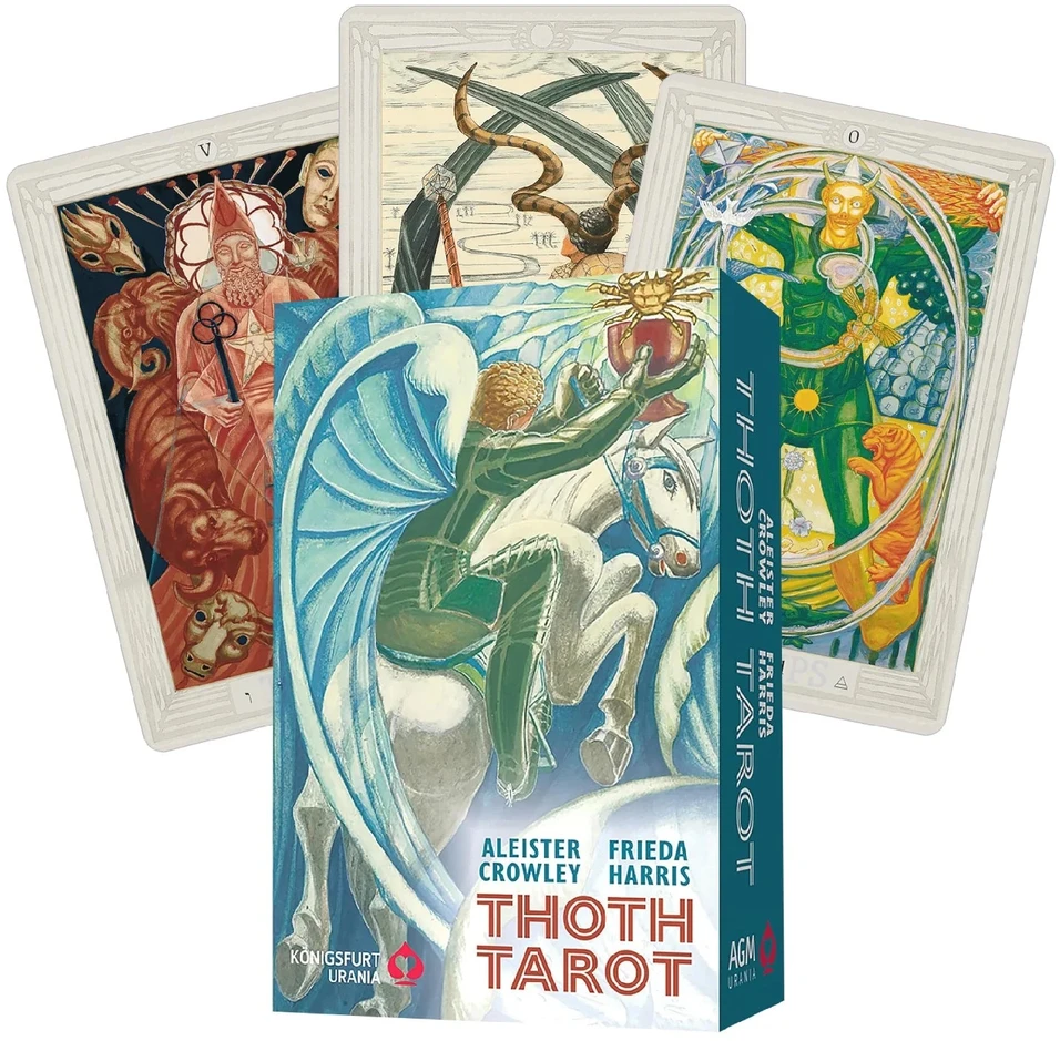 US Games Systems Aleister Crowley Thoth Mažos Taro Kortos