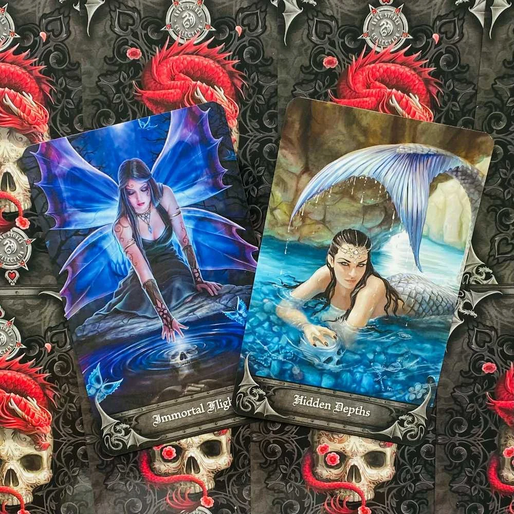 US Games Systems Anne Stokes Gothic Oracle Kortų Ir Knygos Rinkinys