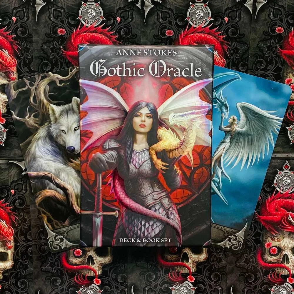 US Games Systems Anne Stokes Gothic Oracle Kortų Ir Knygos Rinkinys