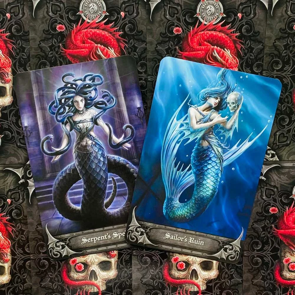 US Games Systems Anne Stokes Gothic Oracle Kortų Ir Knygos Rinkinys