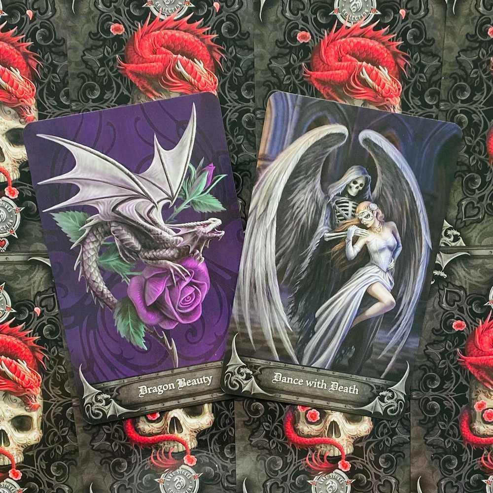 US Games Systems Anne Stokes Gothic Oracle Kortų Ir Knygos Rinkinys