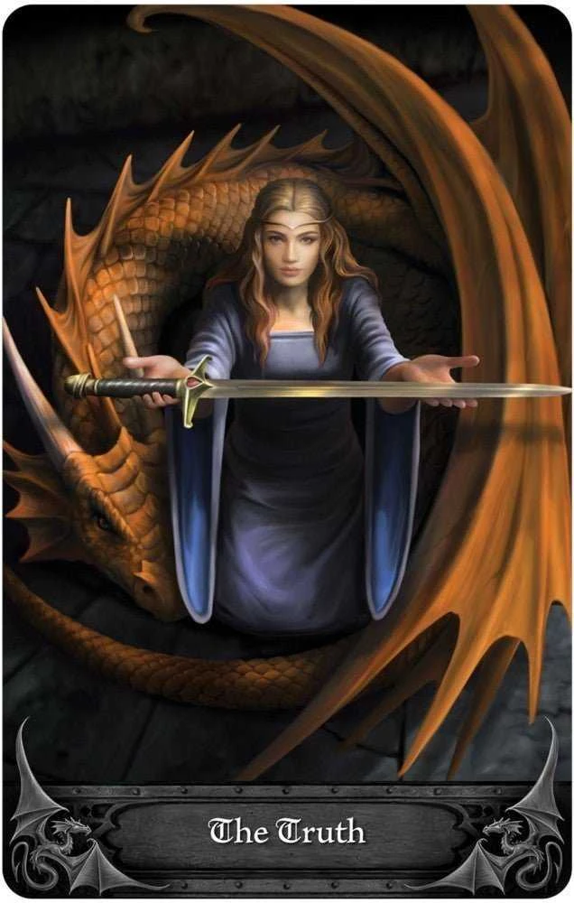 US Games Systems Anne Stokes Gothic Oracle Kortų Ir Knygos Rinkinys