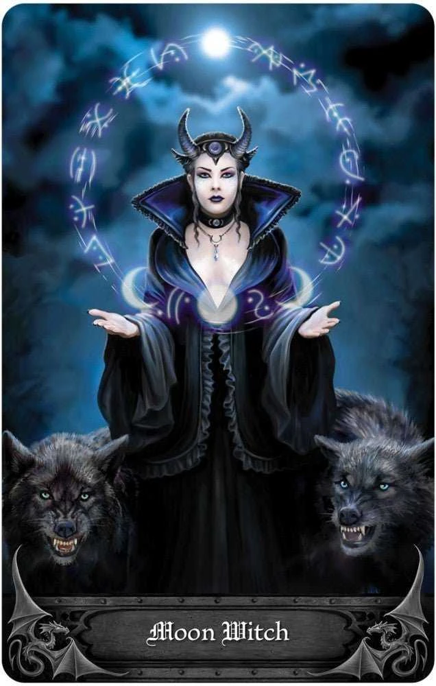 US Games Systems Anne Stokes Gothic Oracle Kortų Ir Knygos Rinkinys
