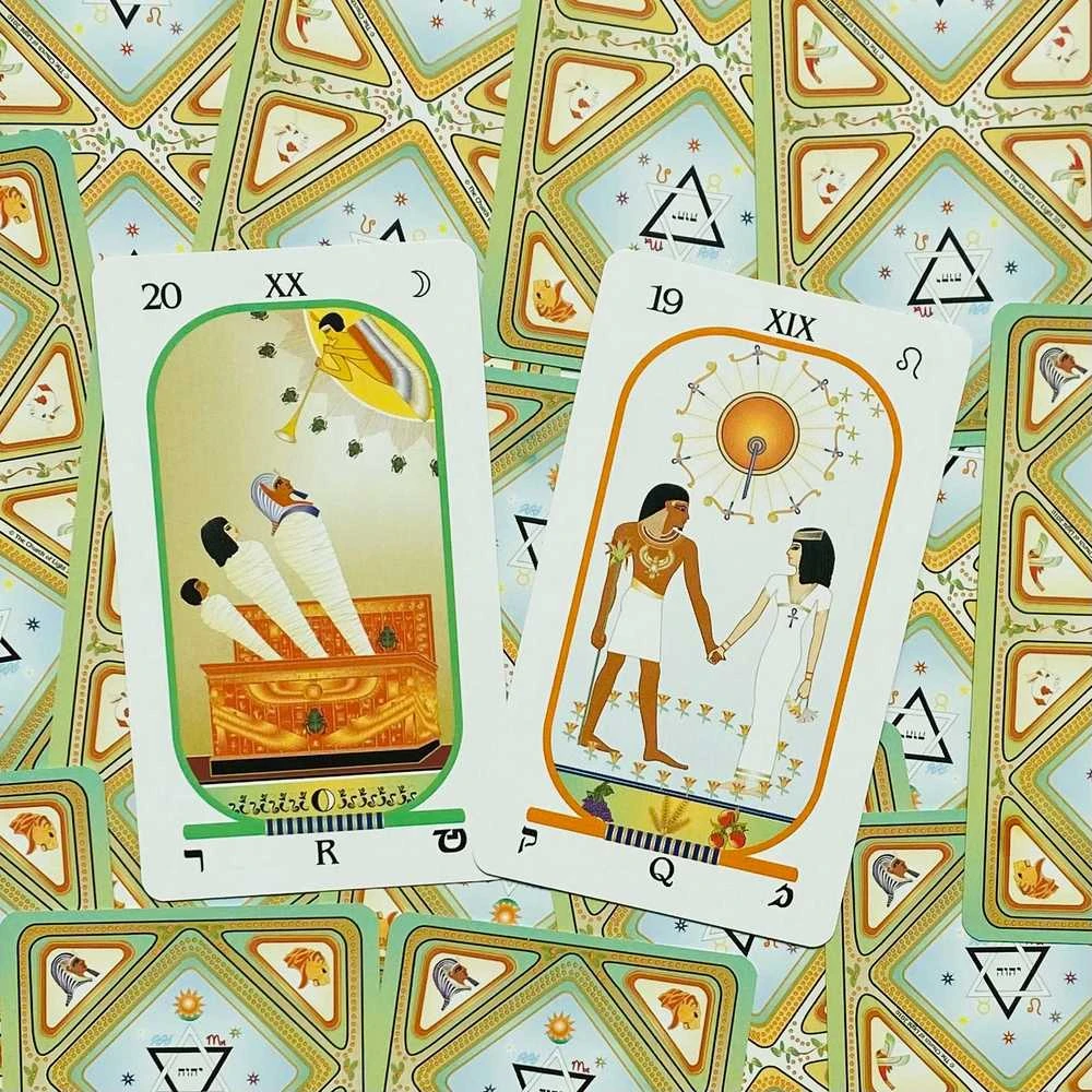 US Games Systems Brotherhood Of Light Egyptian Taro kortos