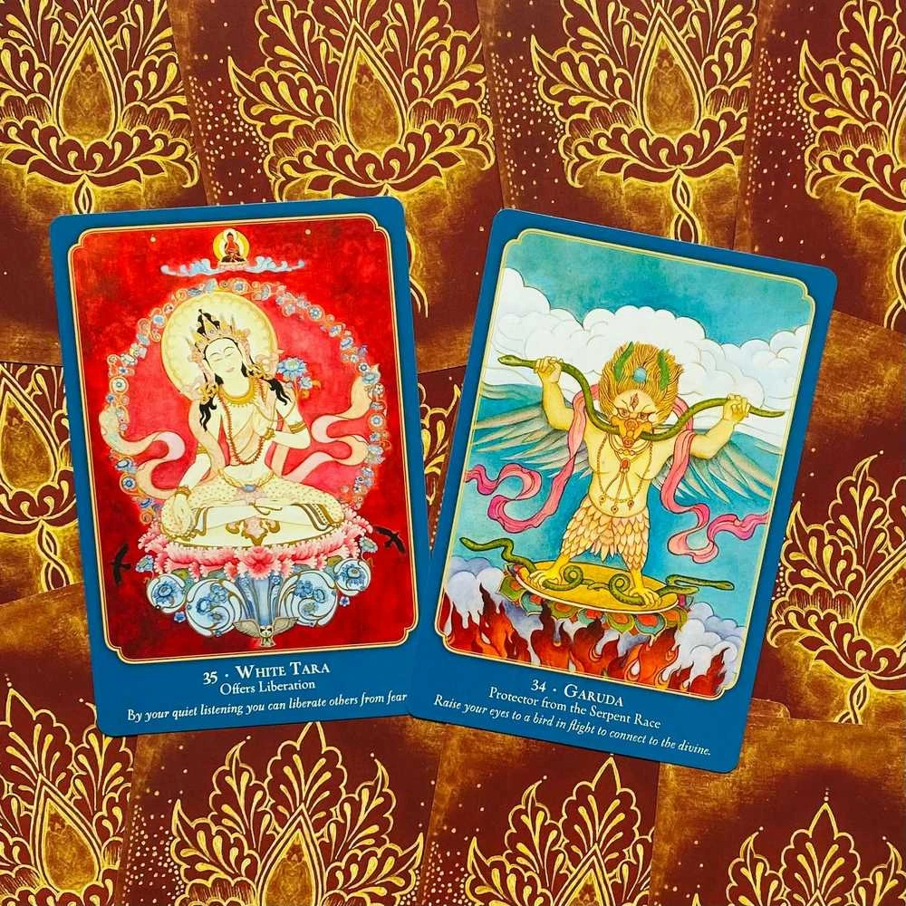 US Games Systems Buddha Wisdom, Shakti Power Oracle Kortos