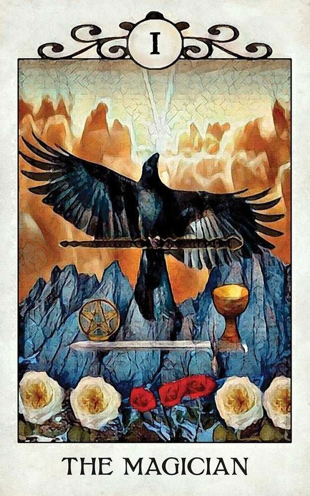 US Games Systems Crow Taro Kortos