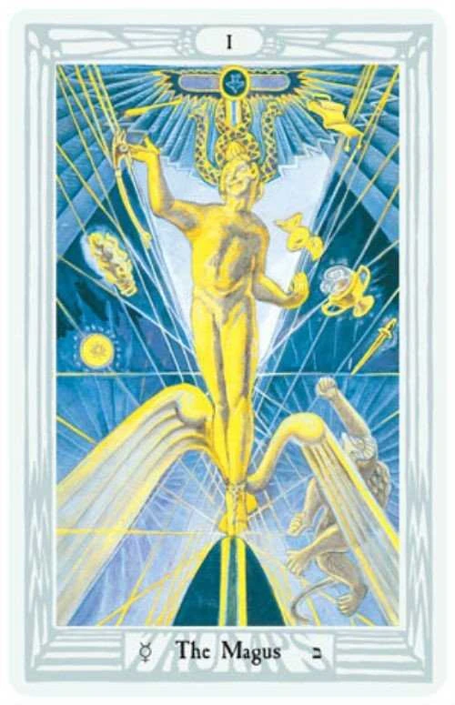 Us Games Systems Crowley Thoth Large Tarot kortos