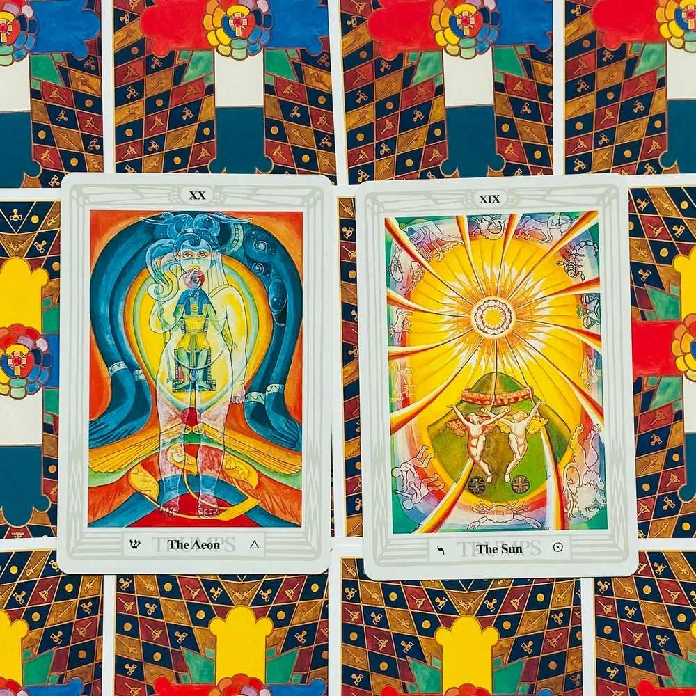 Us Games Systems Crowley Thoth Large Tarot kortos