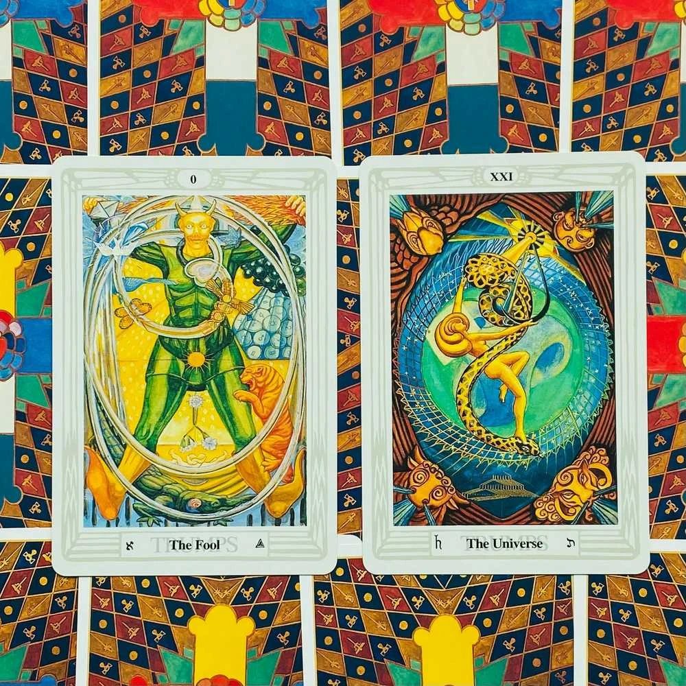 Us Games Systems Crowley Thoth Large Tarot kortos