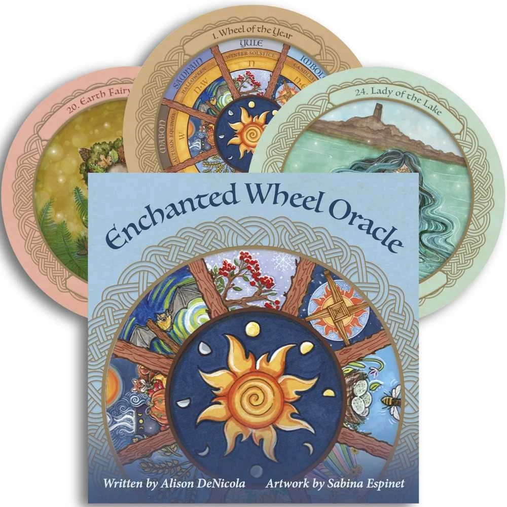 Us Games Systems Enchanted Wheel orakulo kortos: metų rato magija ir savęs pažinimas