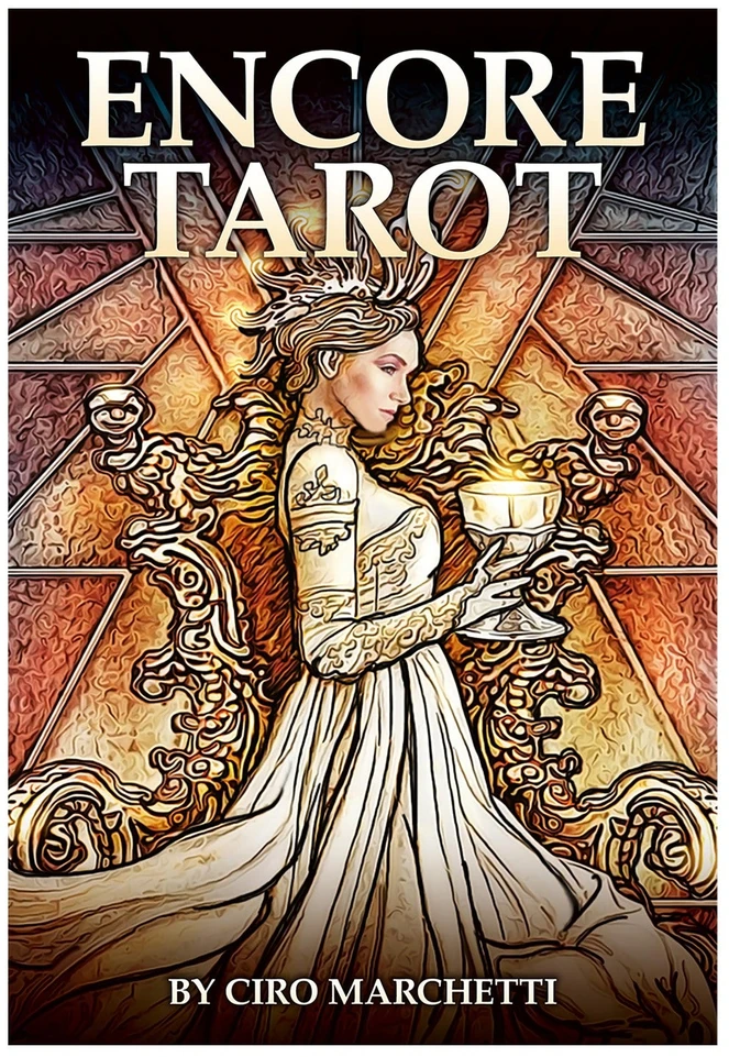Us Games Systems Encore Tarot – Ciro Marchetti taro kaladė su vadovu, 82 kortos